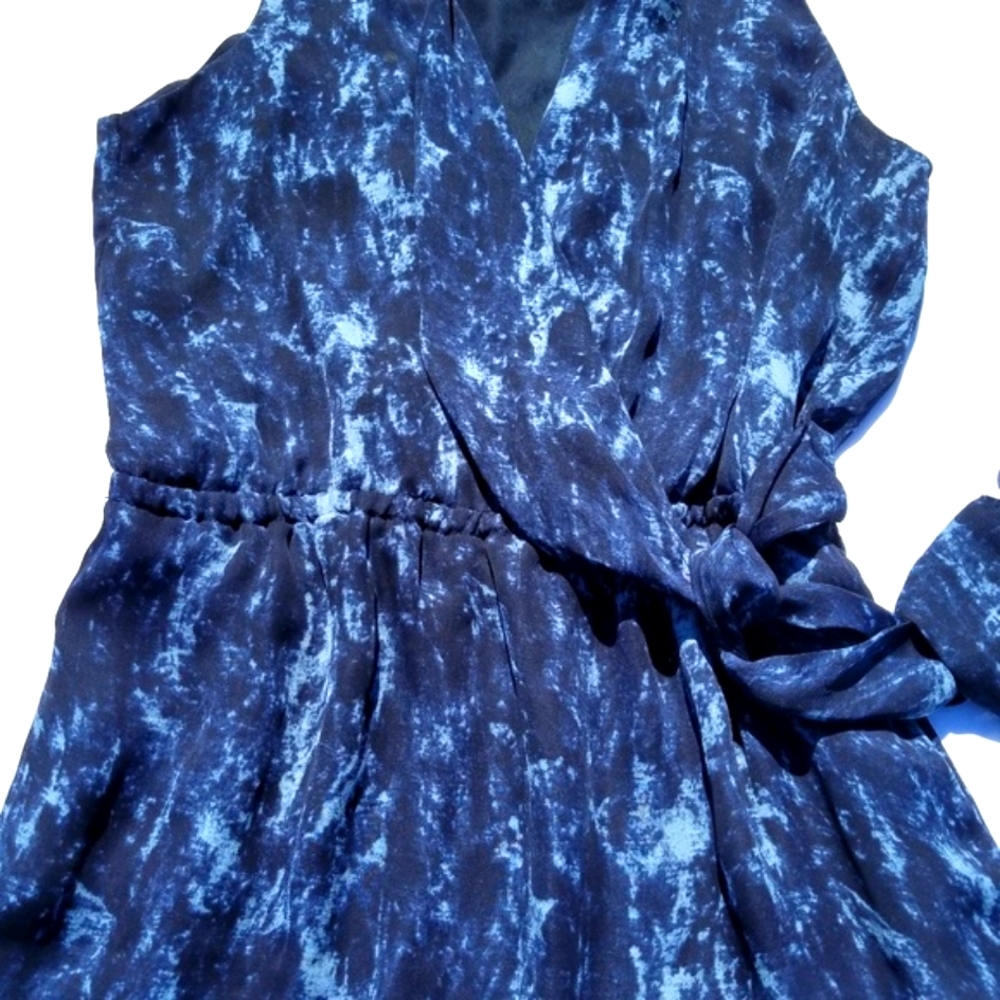 Michael Kors Tie Dye Wrap Dress Sz 6 - Picture 4 of 6